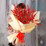 Prosperous Red Ilex Bouquet 1 08