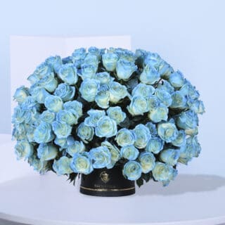 150 Royal Blue Roses