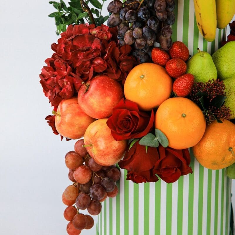 Aspiring Delight fruit arrangement in a box.