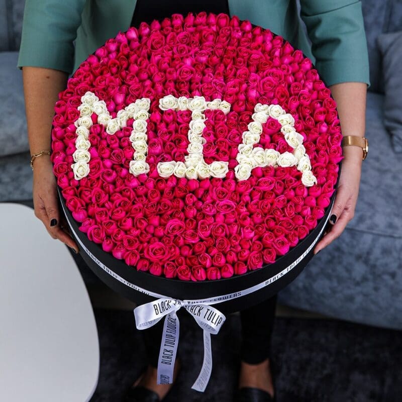 My Beloved - MIA Flower Box by Black Tulip Flowers