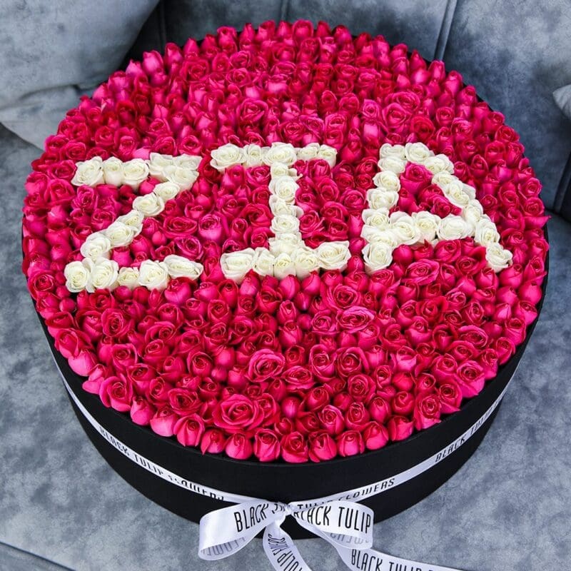 My Darling - ZIA flower box by Black Tulip Flowers