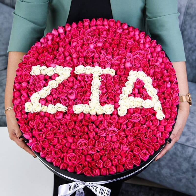 My Darling - ZIA flower box by Black Tulip Flowers