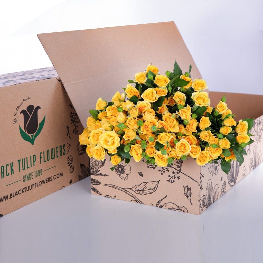 Spray Roses Yellow