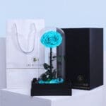 Single Light Blue Forever Rose 2 01