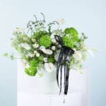Pastel Green Floral Vase 1 01