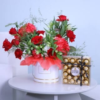 Pure Love white Box with Chocolates