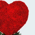 Personalized Red Roses Heart 4 04