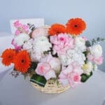 Sweet Sentiments Floral Basket 4 04
