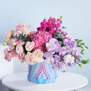 Happy Rainbow Flowers Box