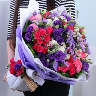 A colurful bouquet - medley of flowers