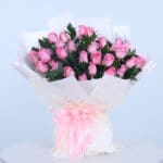 Pretty 36 Pink Rose Bouquet 1 Pretty Pink Rose Bouquet