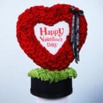 Romantic Radiance - 300 Roses 1 300 red roses- hydrangeas