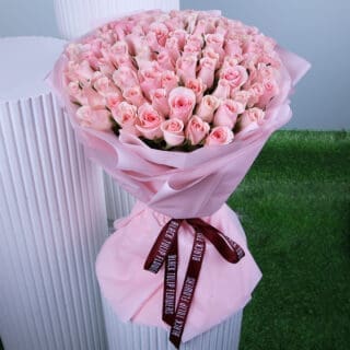 Pink Power Rose Bouquet