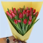 Red Tulips Hand-Tied Bouquet 3 02