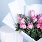 Sweet Pink Roses Bouquet 4 02