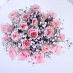Pink Rose Vase Arrangement 3 05