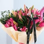 Birthday Combo with Pink Lilies, Cake & Balloon 4 03