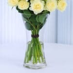 White Spray Rose in Vase (20 stems) 2 5