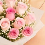 Pink Roses & Cake Combo 5 05