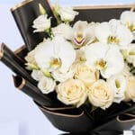 YSL Libre Perfume with White Orchids & Cream Roses 4 04