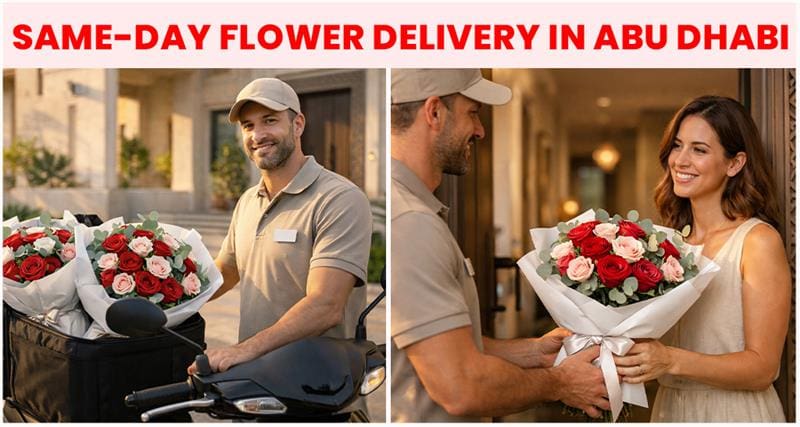 How same-day flower delivery works in Abu Dhabi with order cut-off times and fast dispatch