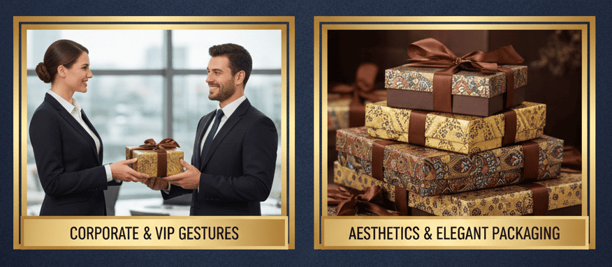 Patchi luxury chocolates presented in an elegant gift box for Valentine’s Day.