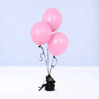 Pink Party Balloons set of 3 pcs for birthdays, baby showers, celebrations, and party decorations