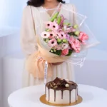 Dreamy Pastel Choco Ice Cream Cake Gift 1 pastel-flower-choco-celebration-set