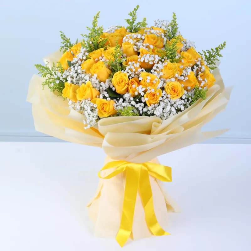 50 yellow bouquet edit 02 scaled