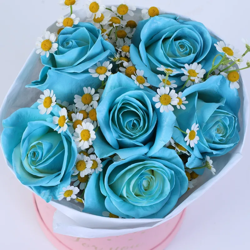 blue-rose-butterfly-arrangement_02 blue rose butterfly arrangement 02