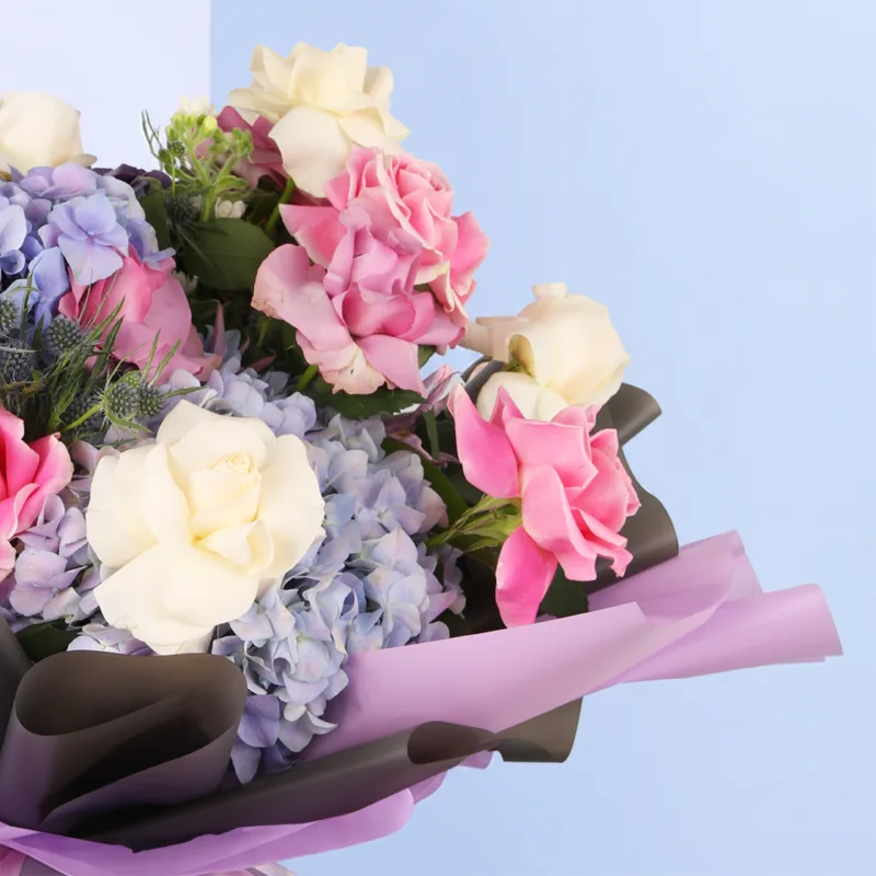 hydrangea-rose-bouquet_02 hydrangea rose bouquet 02