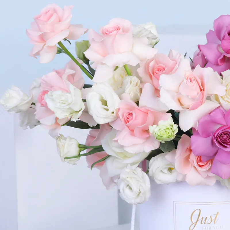 purple pink rose hat box 03