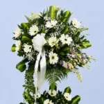 White & Purple Condolence Stand 2 white-purple-condolence-stand_02