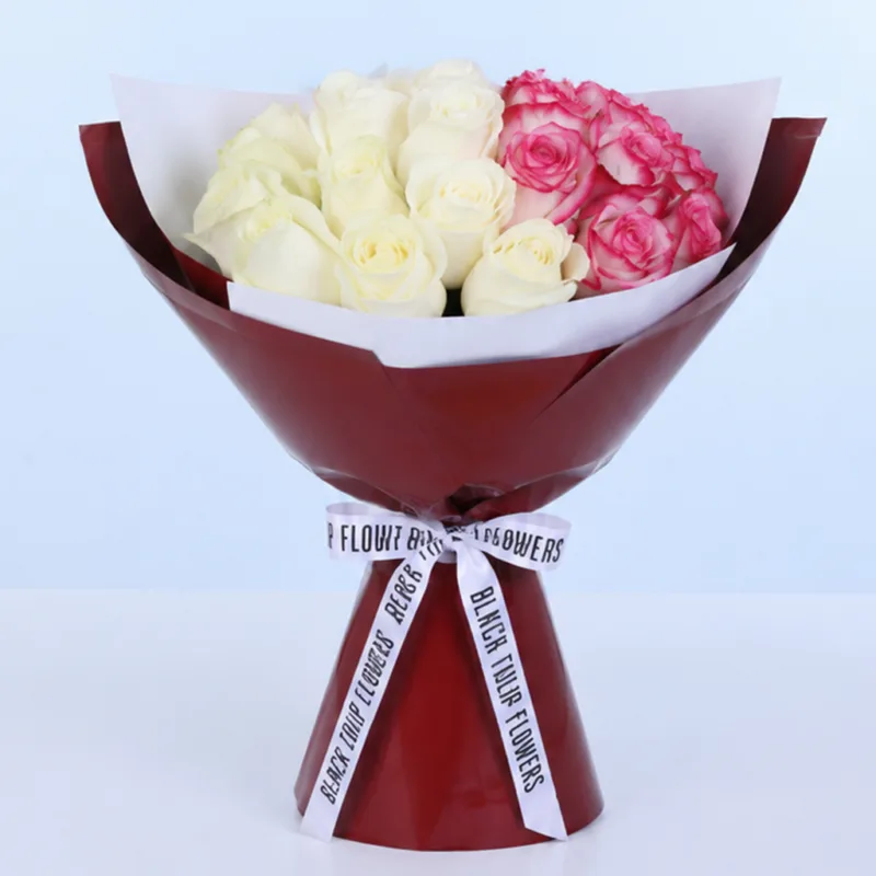 white-pink-rose-elegance-bouquet_02 white pink rose elegance bouquet 02
