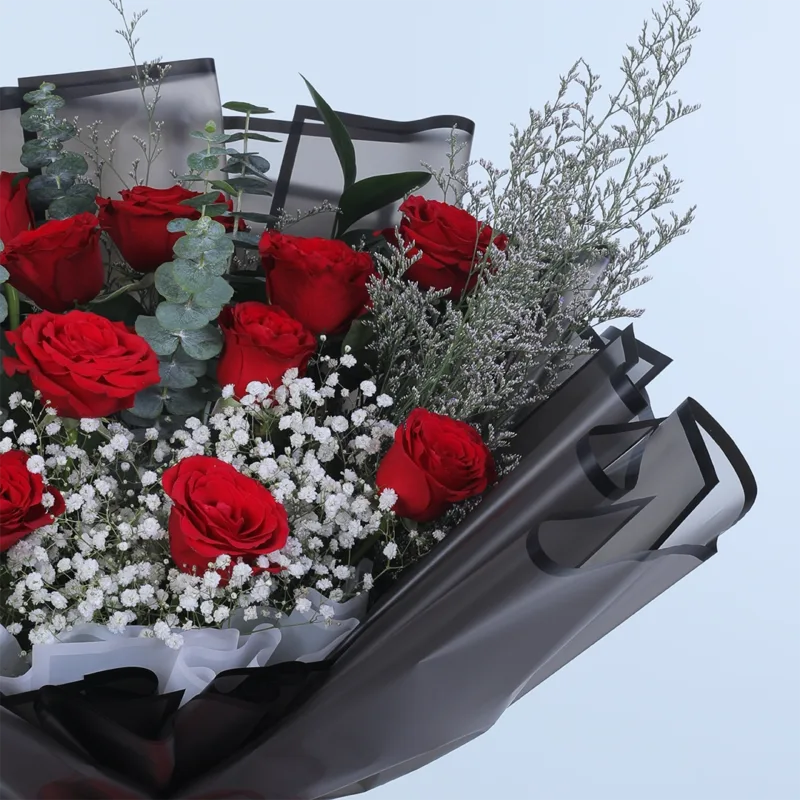 classic-red-rose-elegance-bouquet_03 classic red rose elegance bouquet 03