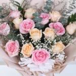 Pink & Peach Rose Pastel Bouquet 4 pink-peach-rose-pastel-bouquet_04