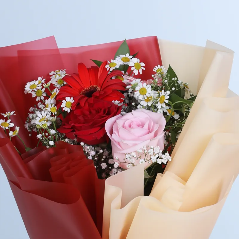 red-pink-garden-bloom-bouquet_05 red pink garden bloom bouquet 05