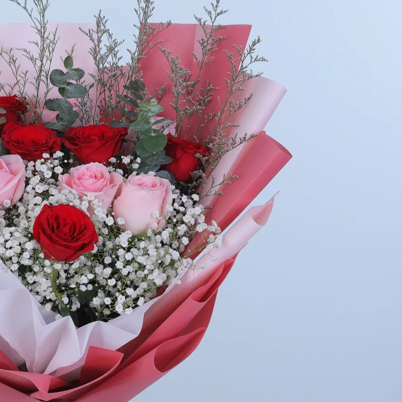 red-pink-rose-passion-bouquet_04 red pink rose passion bouquet 04