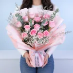 Romantic Pink Rose Bouquet 1 romantic-pink-rose-bouquet
