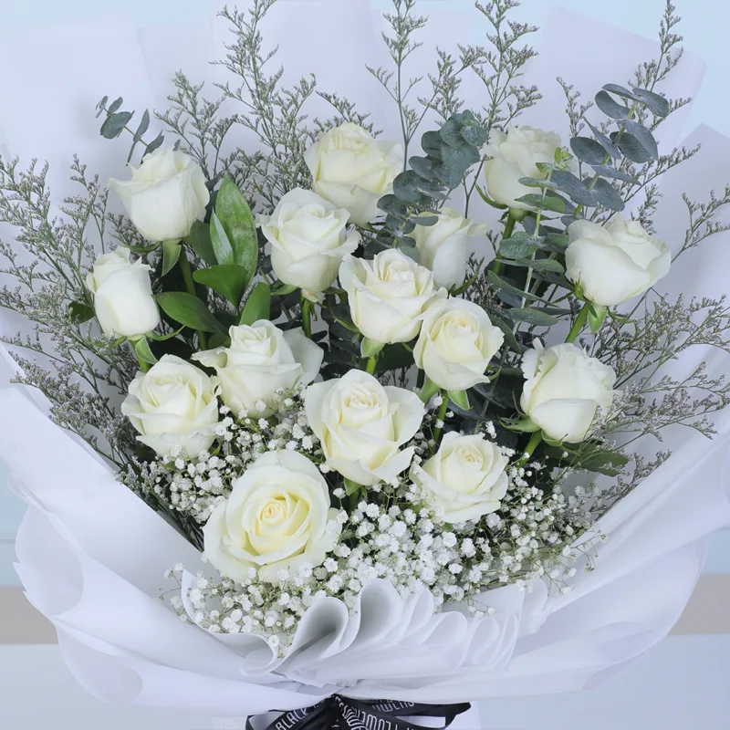 white-rose-dream-bouquet_03 white rose dream bouquet 03