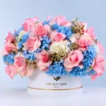 Rose & Hydrangea Floral Hat Box 1 rose-hydrangea-floral-hat-box