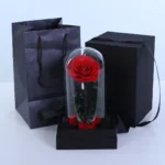 Red Forever Rose - Medium Size 4 single-red-forever-rose-glass-dome_03